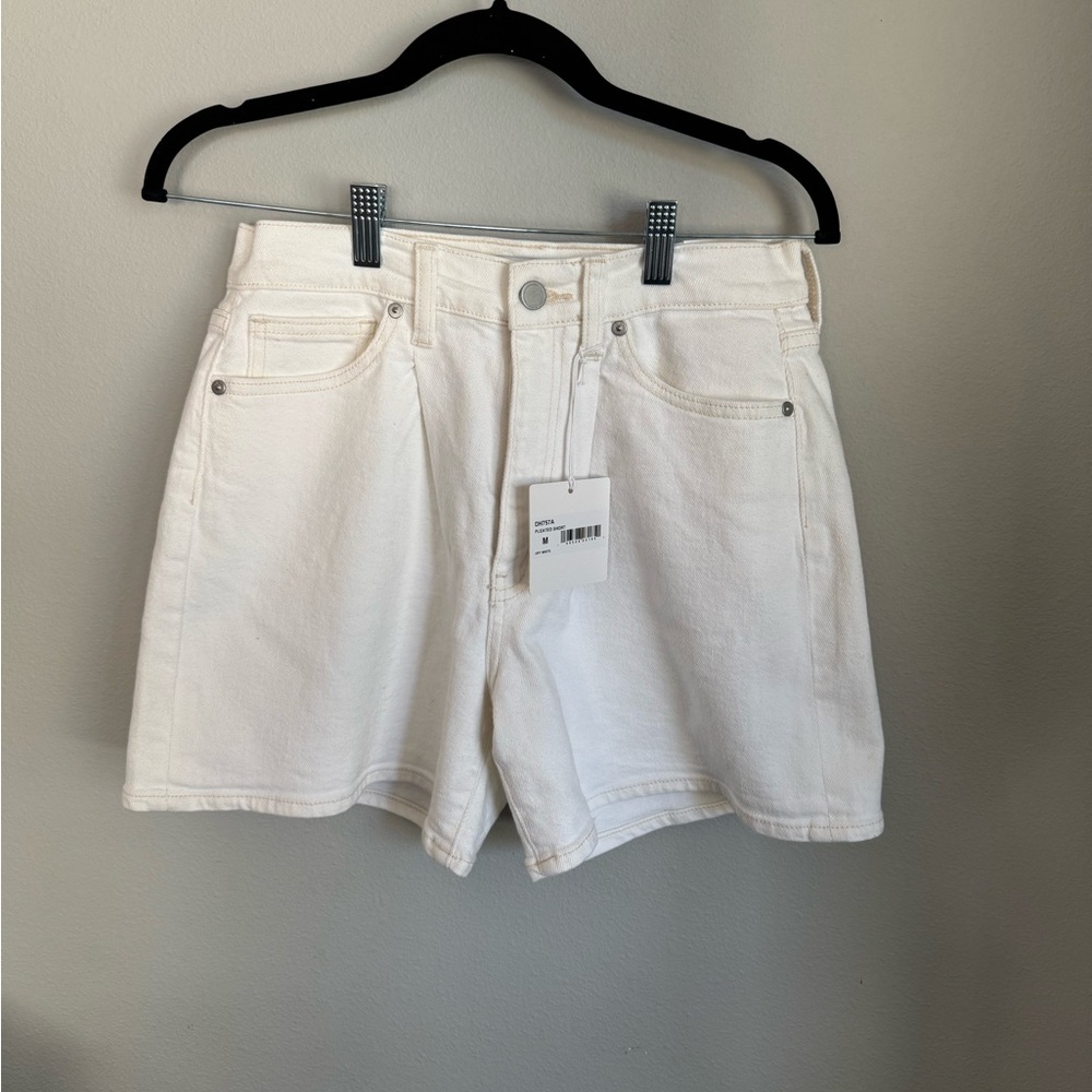 Women's White Denim Shorts